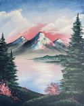 The image for Bob Ross's "Spring Reflections"