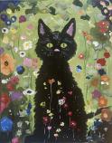 The image for Klimt's Garden Cat