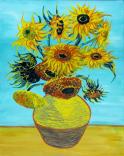 The image for $30 Tuesday's! Van Gogh's Sunflowers