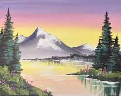 The image for $30 Tuesdays! Bob Ross's Rainbow Lagoon
