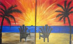 The image for Couple's Class! "Sunset Delight"