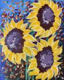 The image for $30 Tuesdays! Abstract Sunflowers