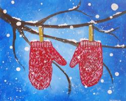 The image for Winter Mittens