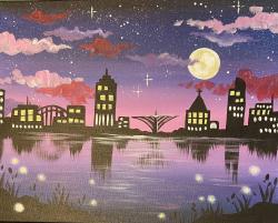 The image for Milwaukee at Night in the Summertime